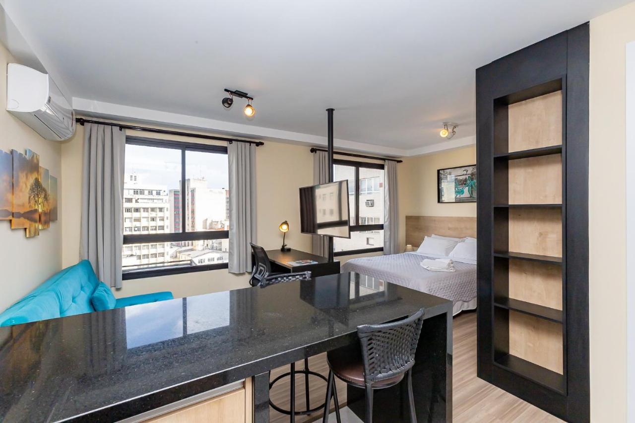 Moderno E Tranquilo - Studio No Centro - Ayn031 Apartment Куритиба Екстериор снимка
