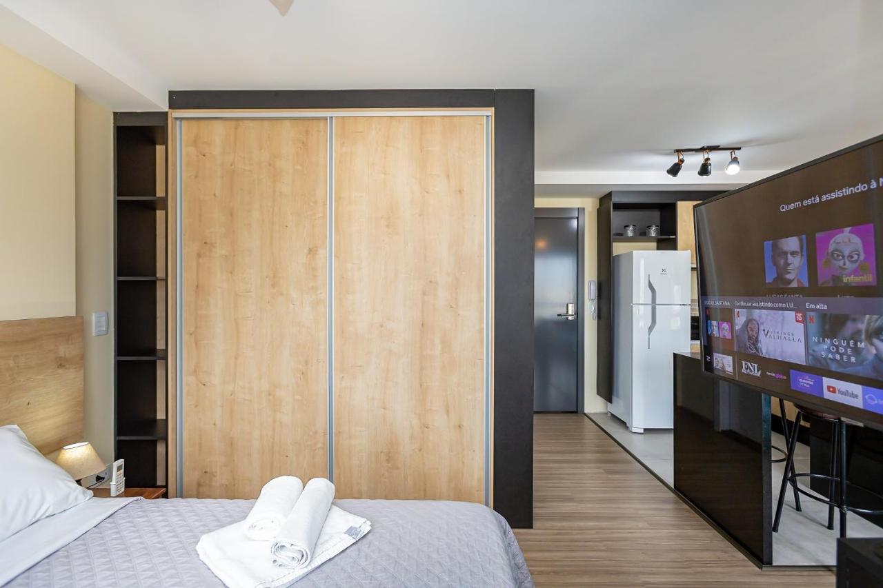 Moderno E Tranquilo - Studio No Centro - Ayn031 Apartment Куритиба Екстериор снимка