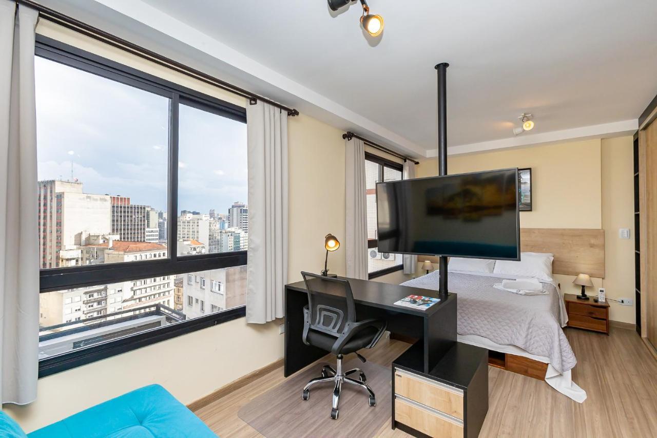 Moderno E Tranquilo - Studio No Centro - Ayn031 Apartment Куритиба Екстериор снимка
